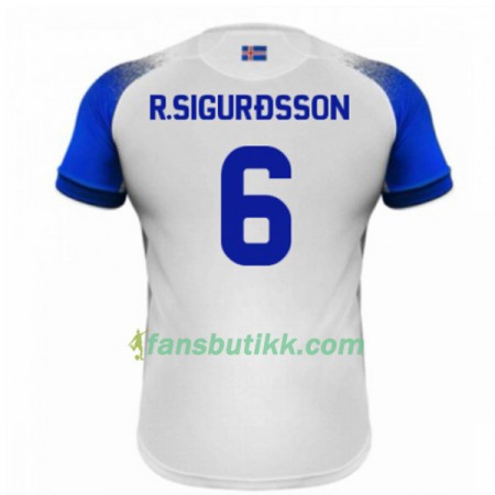 Fotball-VM 2018 Island drakt R.Sigurdsson 6 Bortetrøye